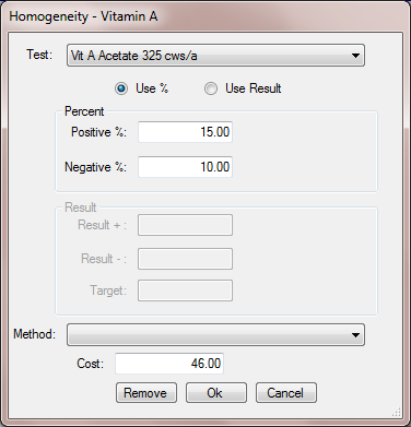 Homogenisation infomation